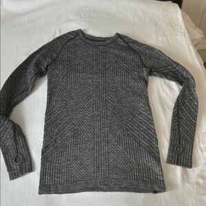 lululemon Crewneck Sweater in Charcoal Stretch